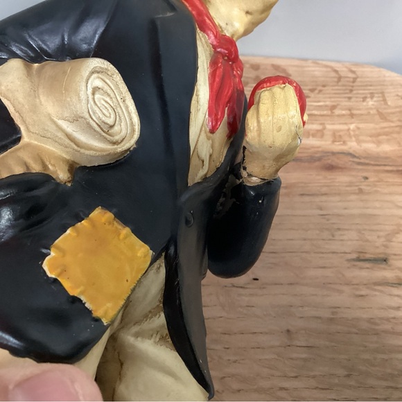 Vintage - Made In Japan - Huge Ceramic Crafted Old Man & Dog Sculpture - Rare - Picture 12 of 15